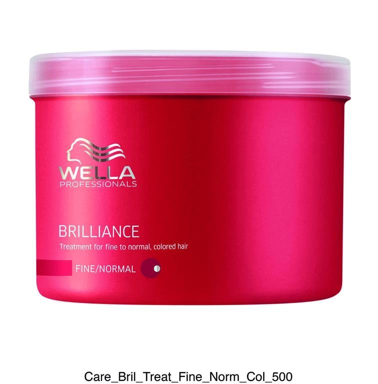 Маски для волос:  Wella Professionals -  Крем-маска для окрашенных нормальных и тонких волос Brilliance (500 мл)