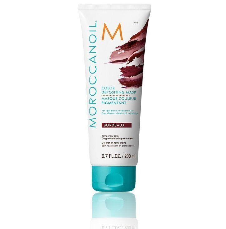 Маски для волос:  MOROCCANOIL -  Тонирующая маска Bordeaux (200 мл)