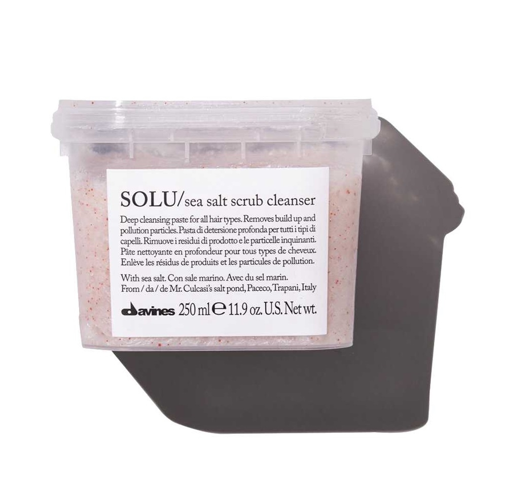 Пилинги для волос и кожи головы:  Davines -  SOLU Скраб с морской солью (250 мл)