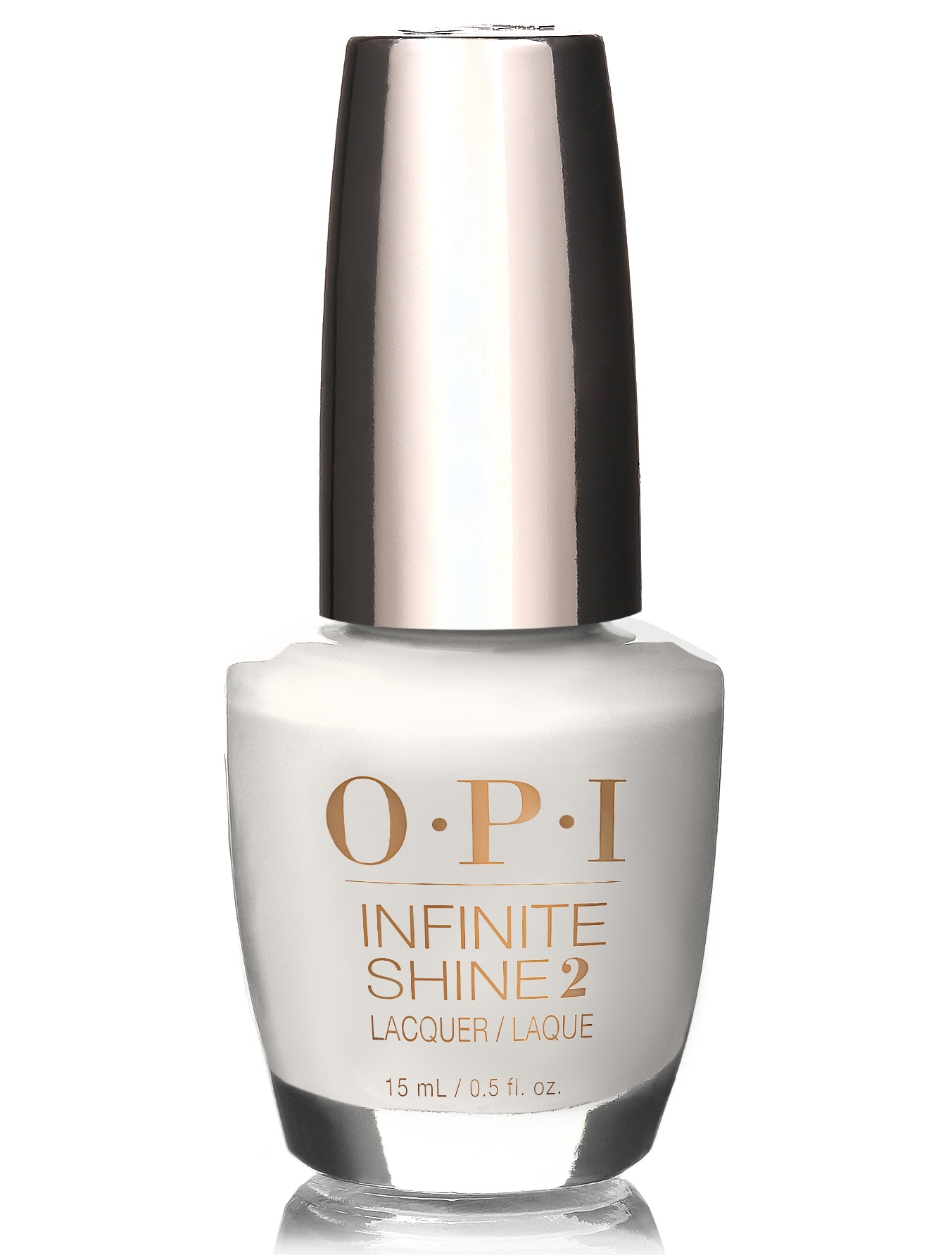 Стойкие покрытия для ногтей:  OPI -  Лак для ногтей Infinite Shine ISL32 Non Stop White 
