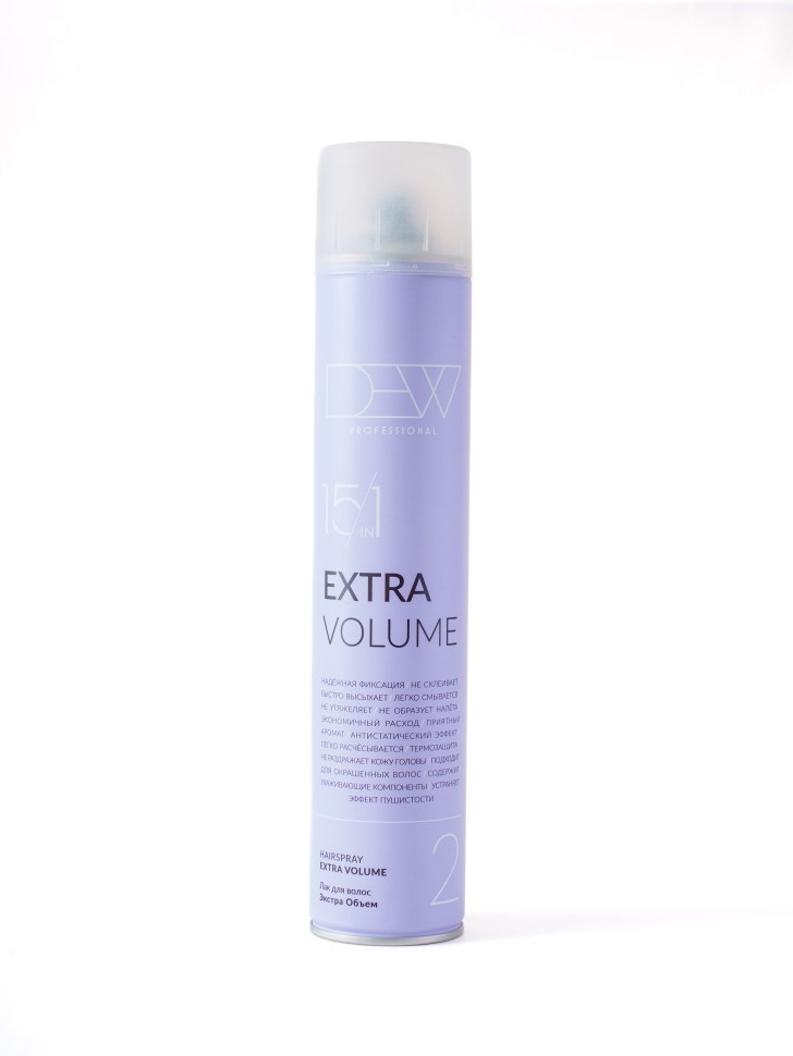 Лаки для волос:  DEW Professional -  Лак 15 в 1  Экстра объем Hairspray Extra Volume Strong) 500 мл (500 мл)