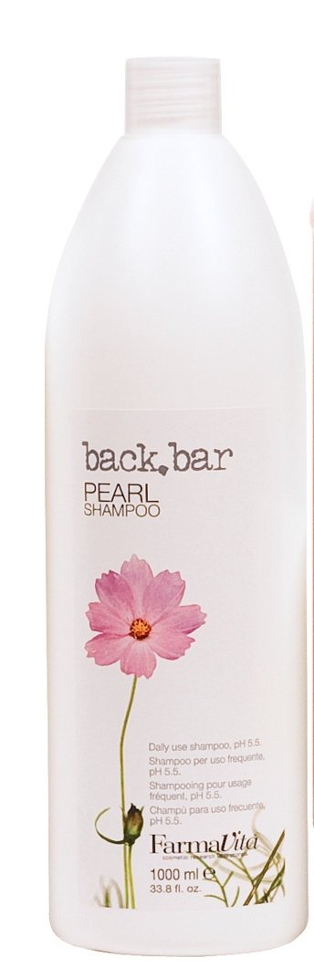 Шампуни для волос:  FarmaVita -  Жемчужный шампунь Back Bar Pearl Shampoo (1000 мл)