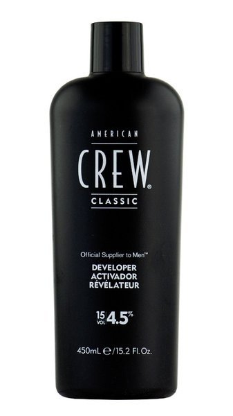 Камуфляж для волос:  AMERICAN CREW -  Активатор для камуфляжа American Crew Precision Blend Developer 4,5% (450 мл)