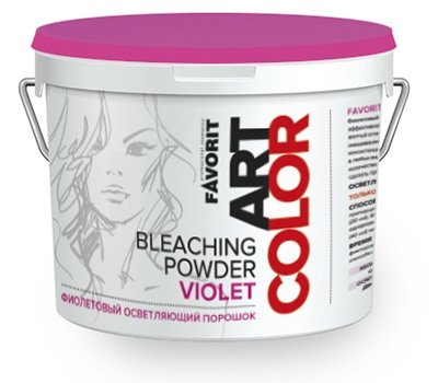 Осветлители для волос:  FarmaVita -  Фиолетовый осветляющий порошок Favorit Art Color (500 мл)