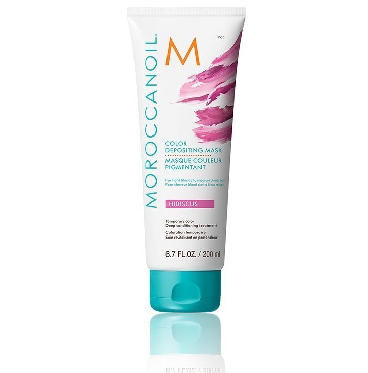 Маски для волос:  MOROCCANOIL -  Тонирующая маска Hibiscus (200 мл)