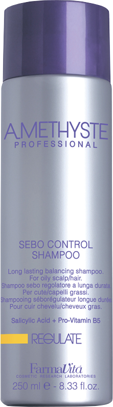 Шампуни для волос:  FarmaVita -  Шампунь для жирной кожи головы FarmaVita Amethyste Regulate Sebo Control Shampoo (250 мл) (250 мл)