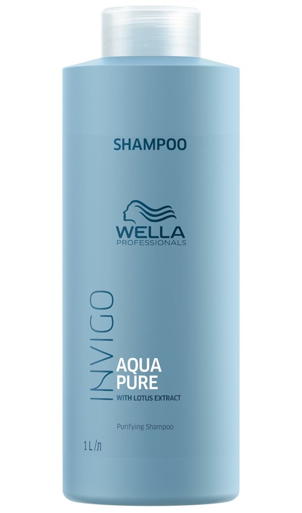Шампуни для волос:  Wella Professionals -  Очищающий шампунь INVIGO Aqua Pure (1000 мл)
