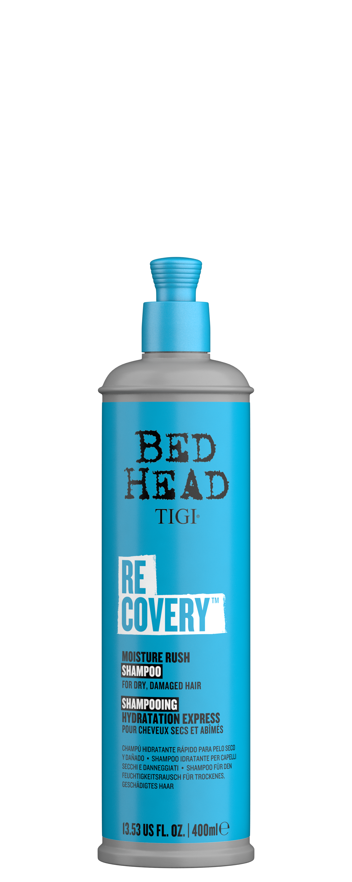 Шампуни для волос:  TIGI -  Увлажняющий шампунь для сухих и поврежденных волос RECOVERY BED HEAD (400 мл)